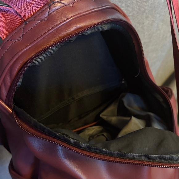 Elegant Wine Red Backpack - Picture 5 of 8